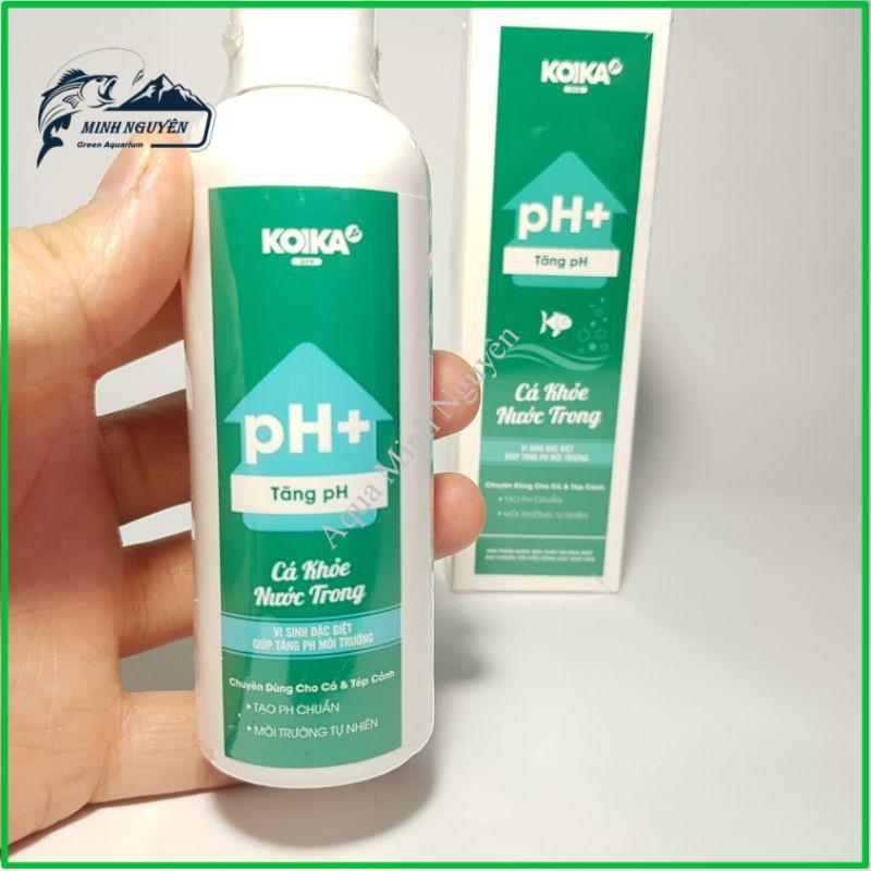 MEN VI SINH KOIKA PH+ | KOIKA TĂNG PH CHO BỂ CÁ CẢNH TÉP CẢNH CAO CẤP