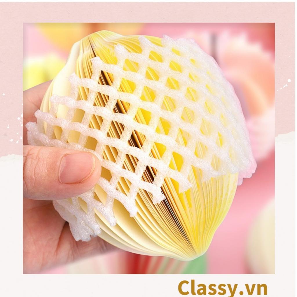 Giấy ghi chú Classy Post-It hình trái cây táo, lê, đào sáng tạo, dễ thương PK476