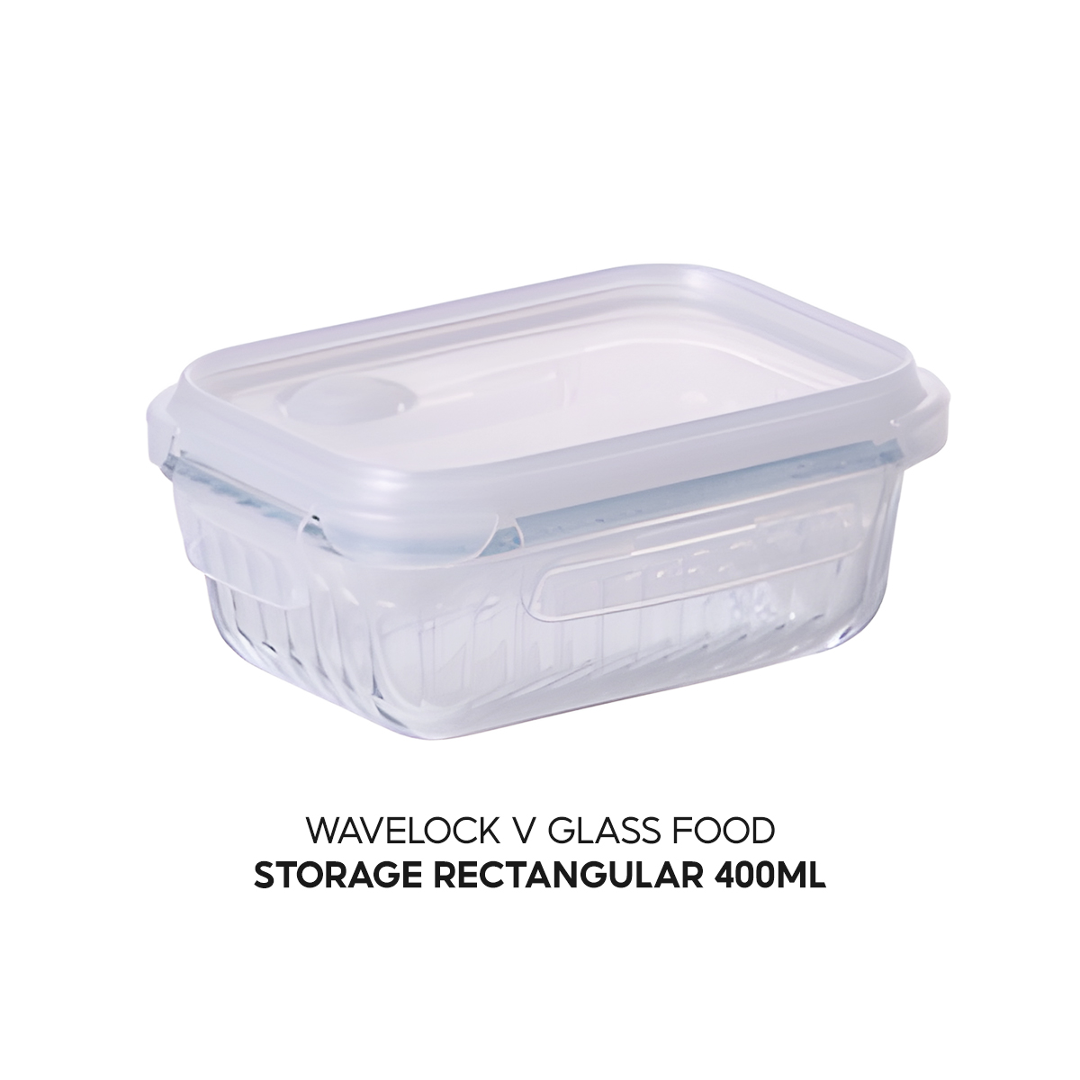 Hộp Thủy Tinh Chịu Nhiệt Wavelock V , Nhiều Size , dễ dàng lựa chọn . Nhập  khẩu chính hãng Cobi home