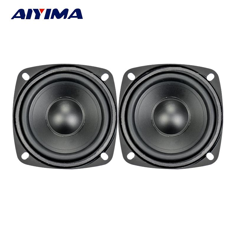 AIYIMA 2PCS 3 inch Audio Di động Di động 4 8 ohm 20W WaterProof Full Range Sound LOUDSPEAKER Cột DIY loa Bluetooth Color: 8 Ohm 15W Speaker