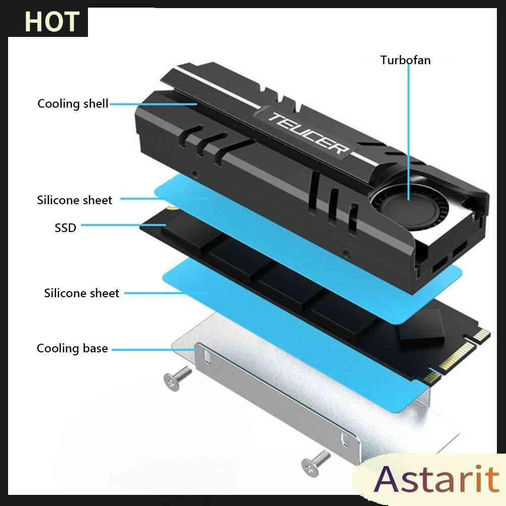 Quạt Tản Nhiệt Ổ Cứng 3 Pin M.2 Cho NVMe NGFF 2280 SSD
