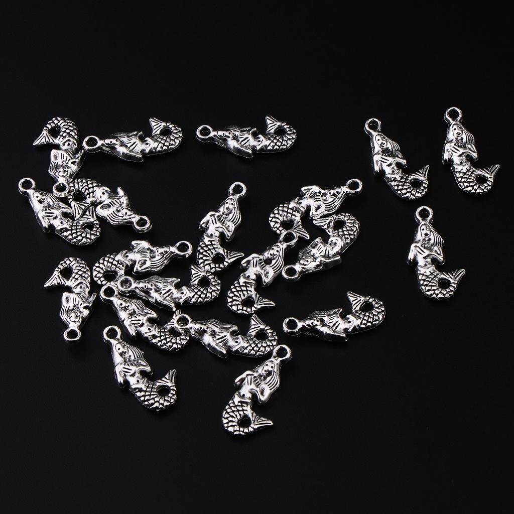 20 Pieces DIY Moon Star Sun Charms Pendant Findings Beads Jewelry Making Crafts