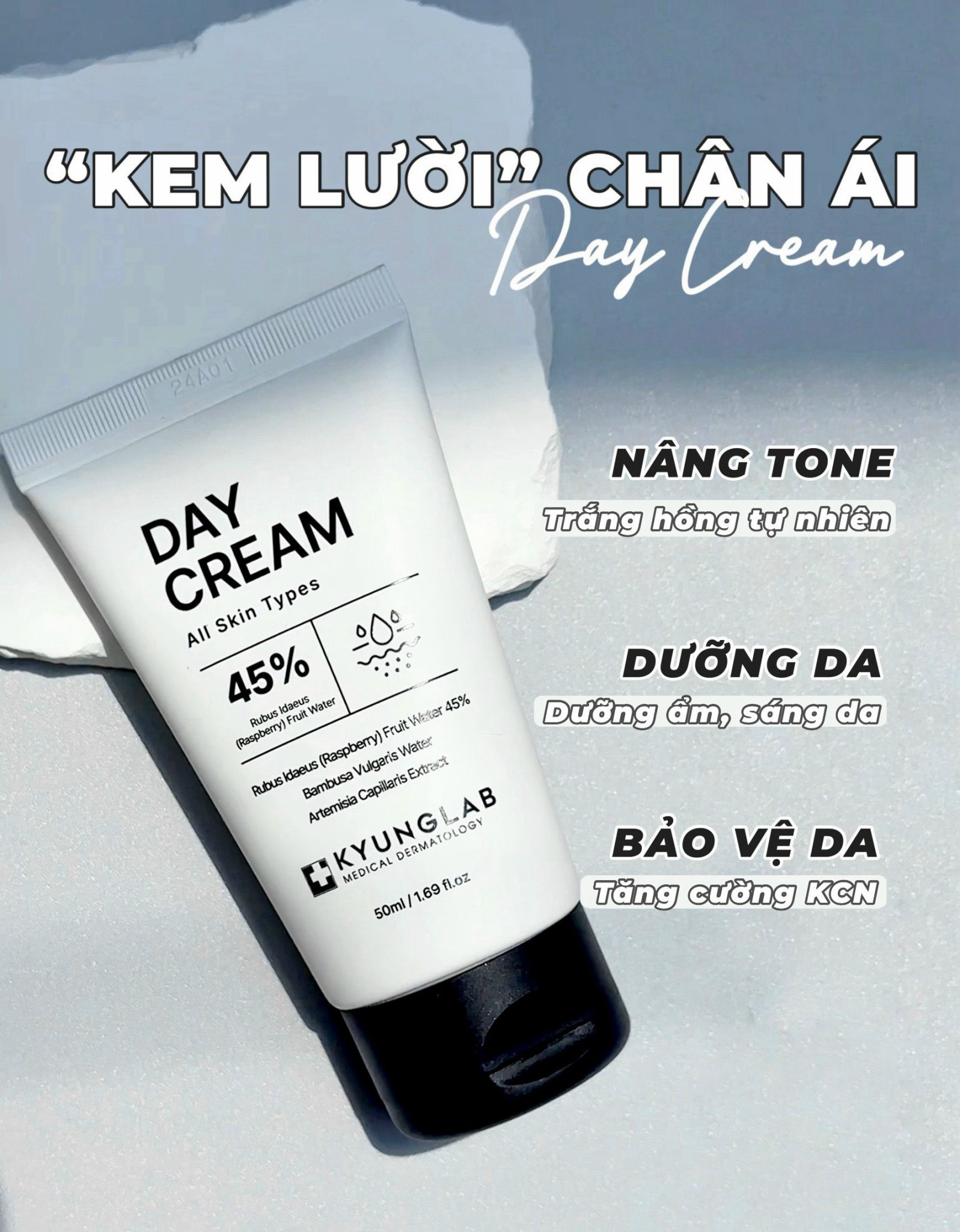 Kem dưỡng ban ngày Kyunglab cấp ẩm nâng tông da 50ml