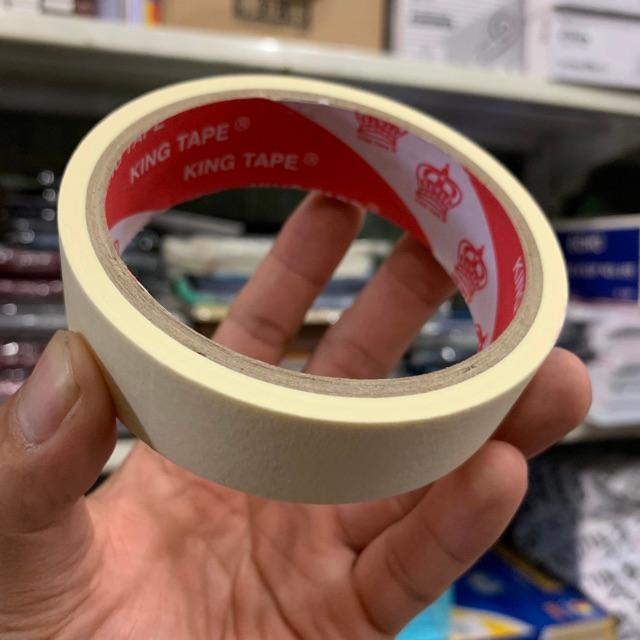 3 cuộn Băng keo giấy 2.4cm King Tape