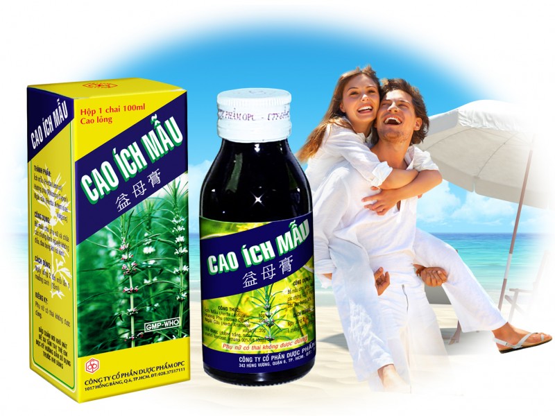 CAO ÍCH MẪU OPC - Giúp điều hòa kinh nguyệt, rối loạn kinh nguyệt, giảm đau bụng kinh -Hàng chính hãng OPC