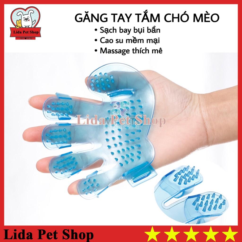 1 chiếc Găng tay tắm chó mèo bằng nhựa dẻo găng tay mát xa cho thú cưng