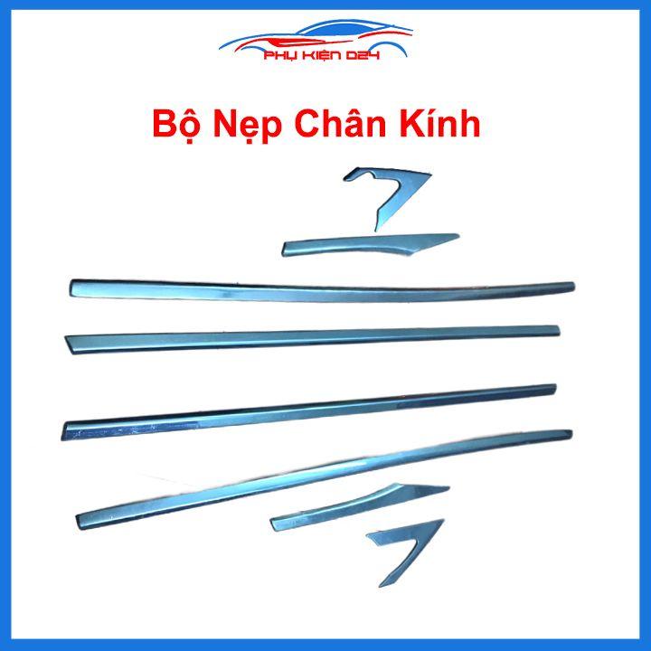 Bộ nẹp viền chân kính inox Honda Civic 2017-2021