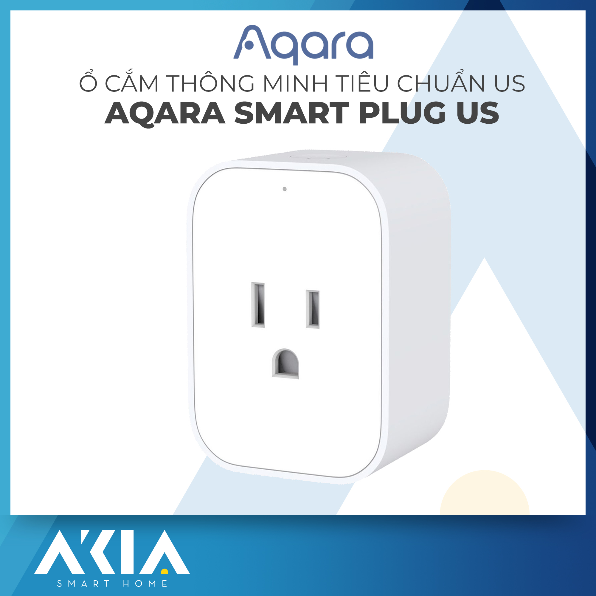 Ổ cắm điện thông minh tiêu chuẩn Mỹ Aqara Smart Plug (US) ZNCZ12LM