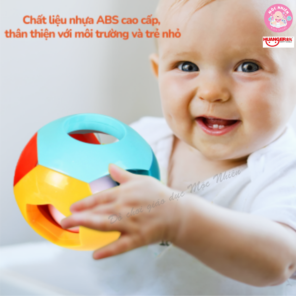 Đồ Chơi Xúc Xắc HUANGER HE0142 Baby Rattles - Bóng Xúc Xắc Cho Bé Sơ Sinh Từ 0 Tháng Tuổi