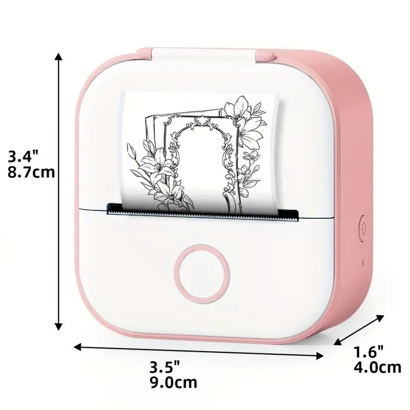 Máy In Nhiệt Aimo T02 Kết Nối In Trực Tiếp Từ Điện Thoại Qua Kết Nối Bluetooth - Hàng chính hãng