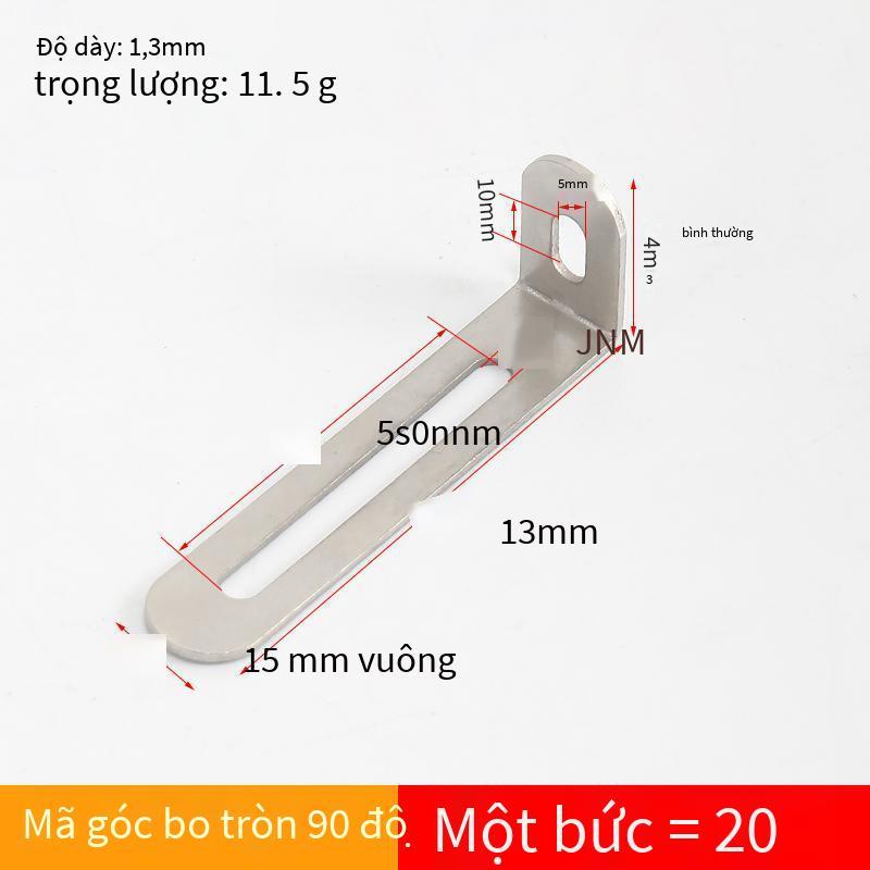 Khuyến mại gia cố điều chỉnh mã góc hoạt động 90 độ giá đỡ hình chữ L sắt mảnh phụ kiện nội thất kết nối mảnh chia hỗ trợ laminate hình tam giác
