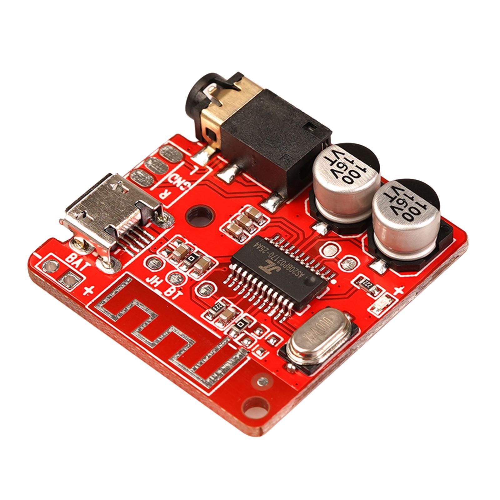 Bluetooth Receiver Board Board Music Module SNR 90dB THD+N -70dB red