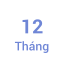 Thời gian bảo hành 12 tháng