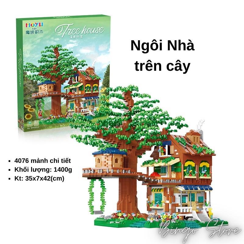 MÔ HÌNH LẮP RÁP NGÔI NHÀ TRÊN CÂY SIÊU HẤP DẪN