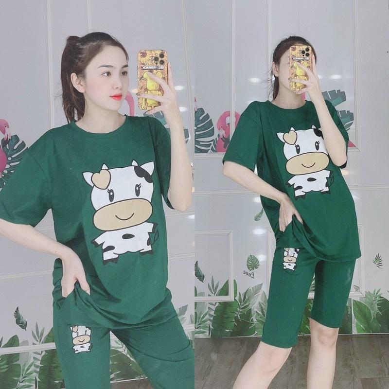 Set bộ thun lửng, bộ đồ ngố dễ thương