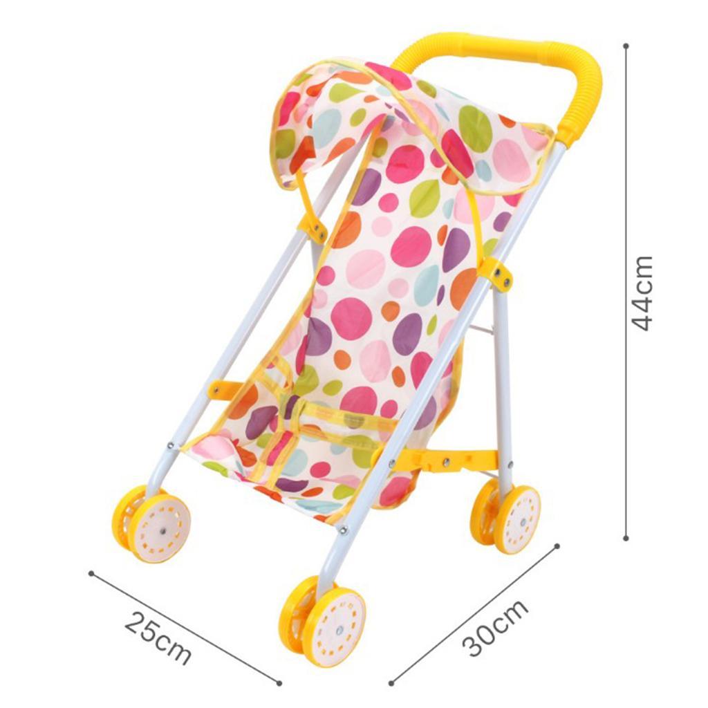 Lovely Baby Doll Pushchair Stroller with  Foldable Baby Doll Trolley