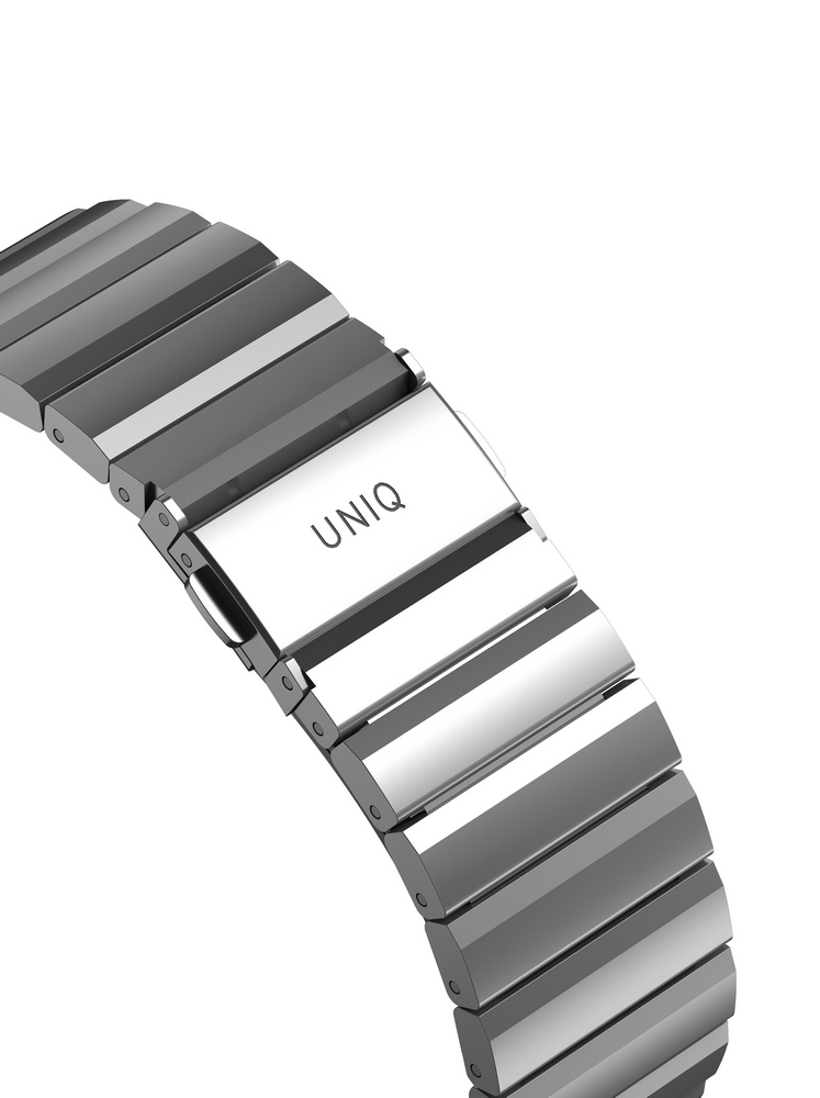 Dây Đeo UNIQ Strova cho Apple Watch Steel Link Band Size 49/ 45/ 44 MM_ Hàng Chính Hãng