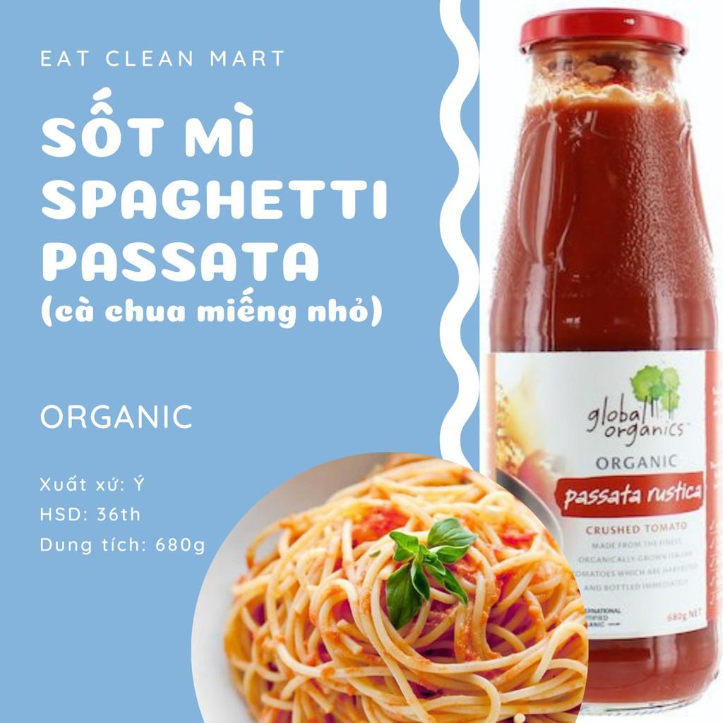 Sốt Spaghetti Passata chai 680g, vị cà chua , sốt mì ý tiện lợi đầy đủ gia vị, thơm ngon