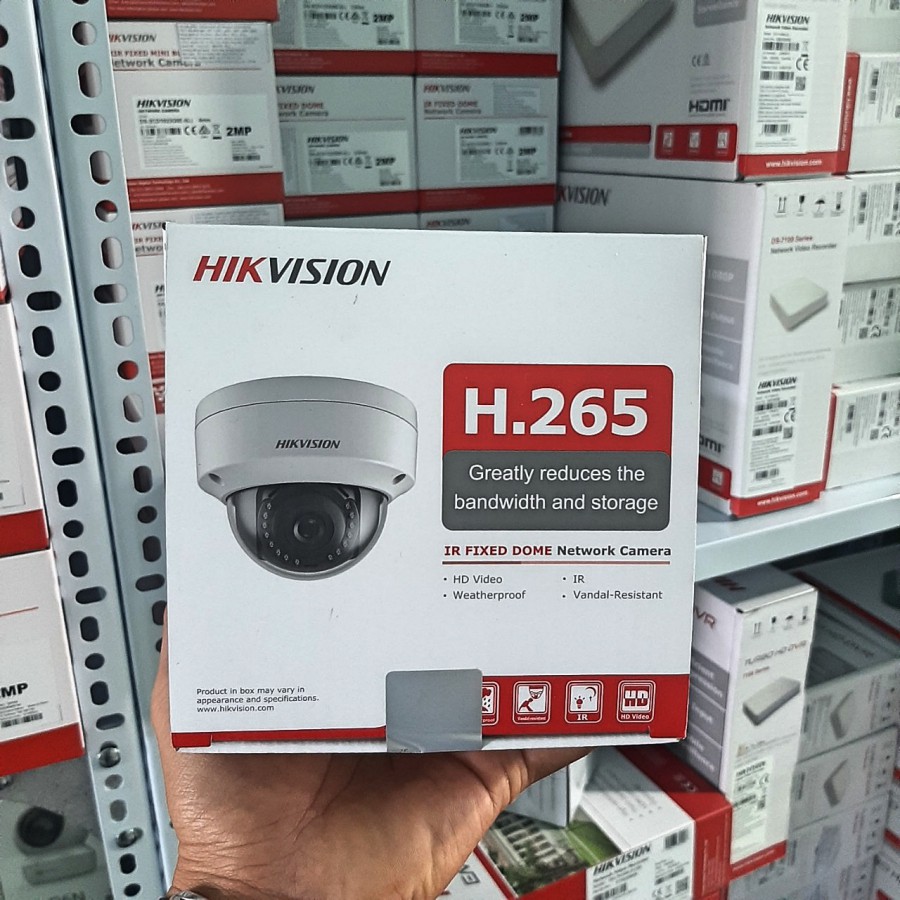 Camera IP Dome hồng ngoại 2MP HIKVISION DS-2CD1123G0E-I(L) - Hàng chính hãng