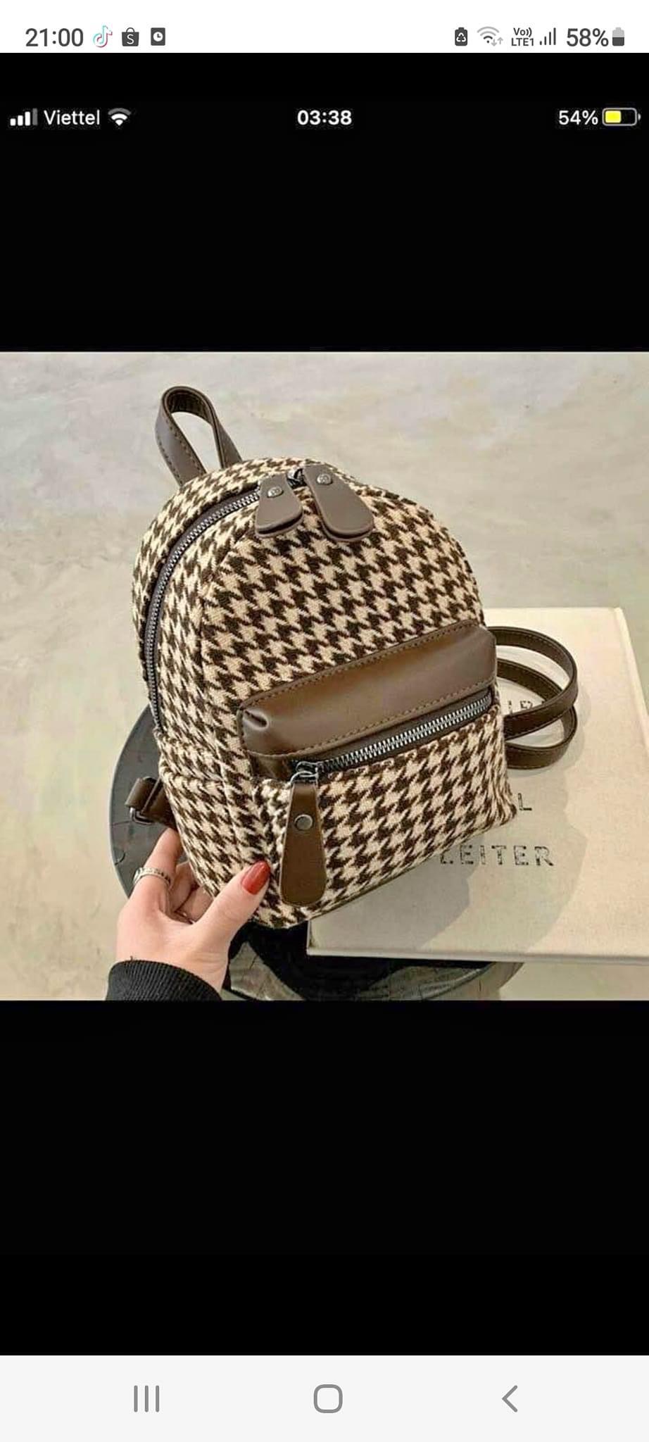 Các kiểu balo mini siêu xinh