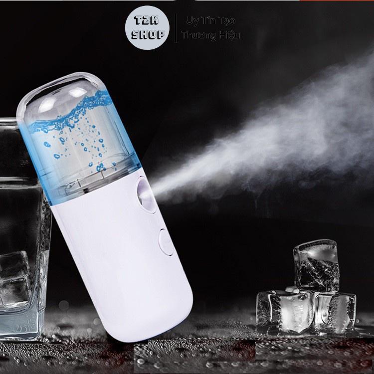 Máy xịt khoáng mini nano cầm tay phun sương kiêm máy xông hơi mini - T2K Shop