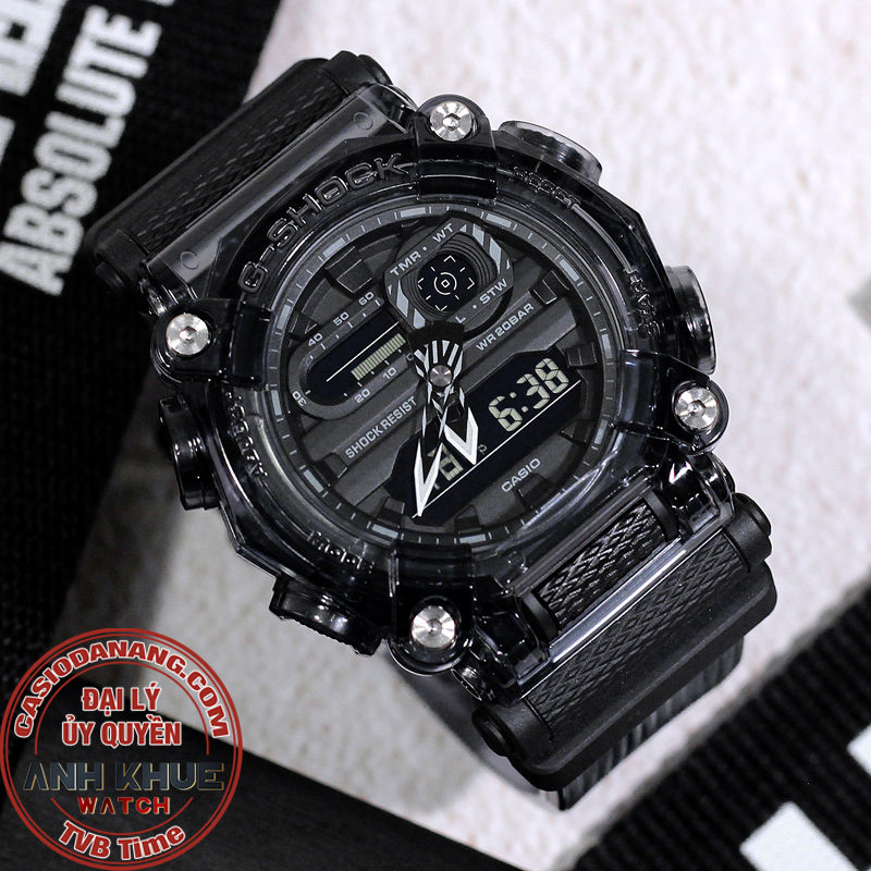 Đồng hồ nam dây nhựa Casio G-Shock chính hãng GA-900SKE-8ADR (49mm)