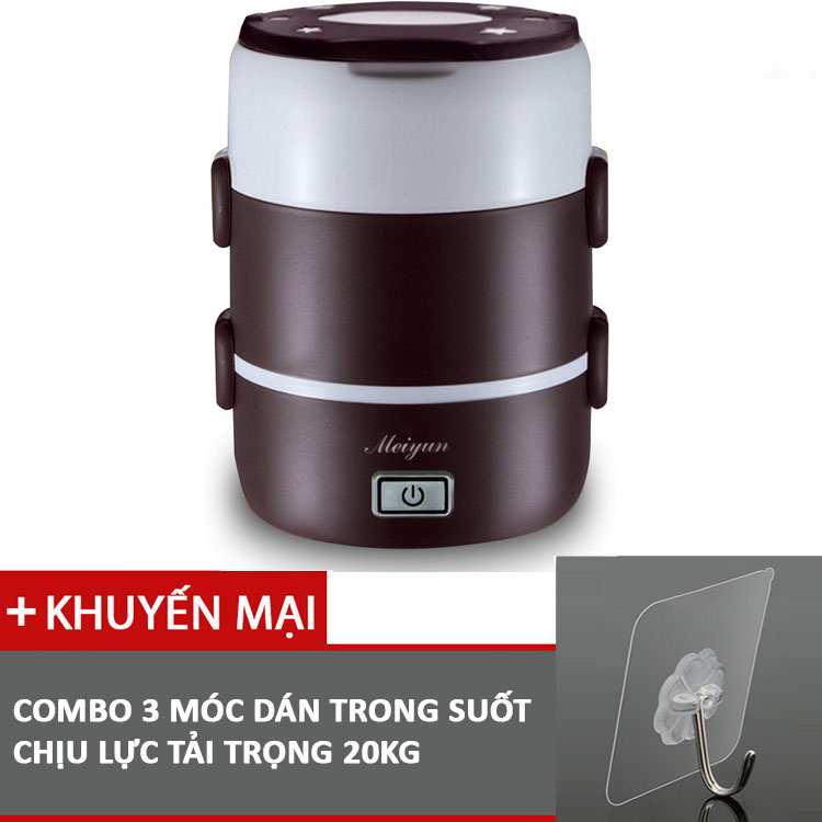Hộp cơm cắm điện hâm nóng thức ăn 3 ngăn Meiyun My3in