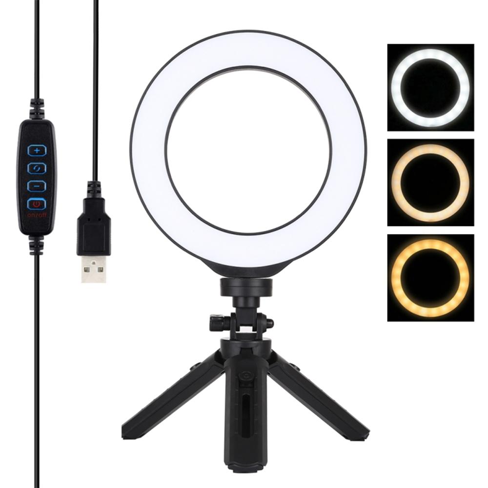 Đèn livestream PULUZ 6.2 inch 72 LED, 3 chế độ màu, cổng USB