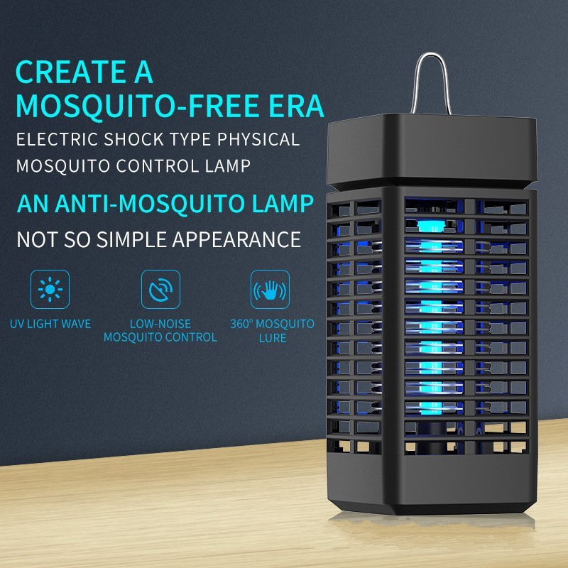 Đèn Diệt Muỗi Gia Đình Căn Hộ Hiệu Quả UV Mosquito WAVE 360° phạm vi 20 mét vuông