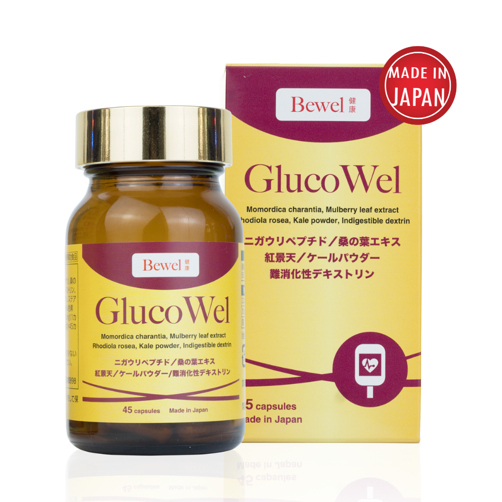 Thực phẩm chức năng hỗ trợ điều trị tiểu đường từ Nhật Bản Bewel Glucowel 