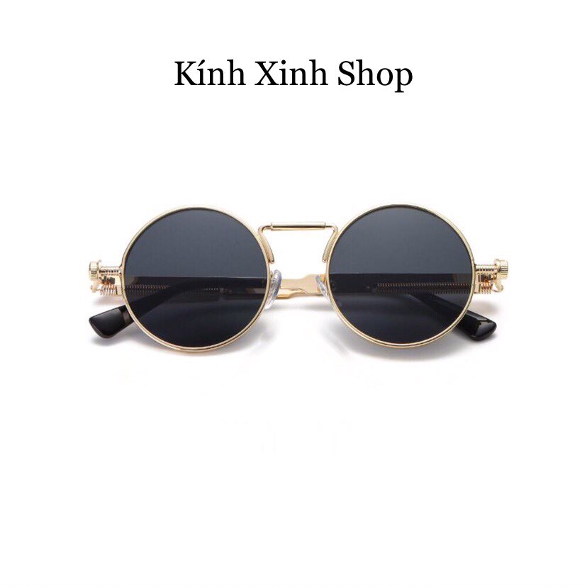 Kính râm mát Mắt tròn Hàn Quốc chống nắng lóa uv cao cấp
