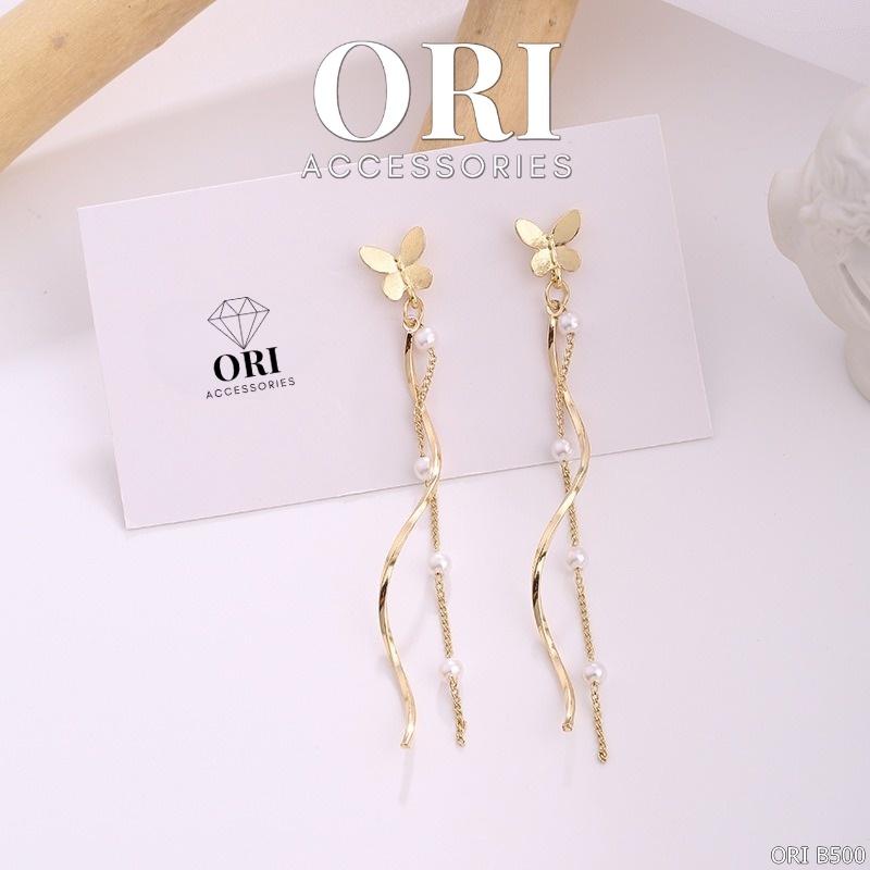 Bông tai nữ hình cánh bướm Letitia xinh xắn ORI ACCESSORIES B500