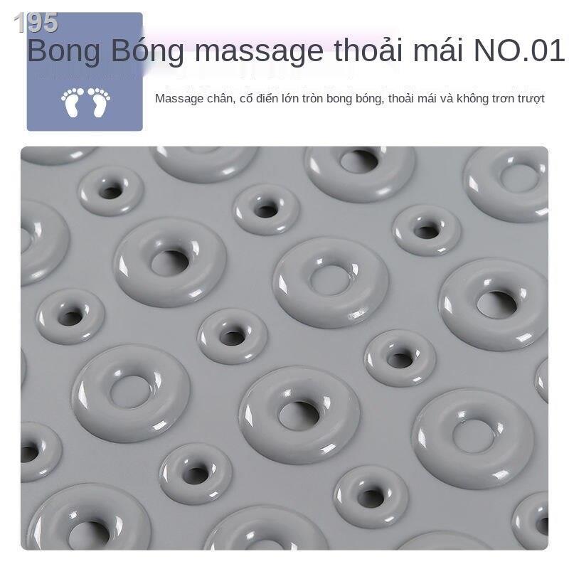 Thảm trải sàn nhà vệ sinh chống trượt lót chân ẩm dùng một lần bằng nhựa có cốc hút gia dụng không sợi tóc