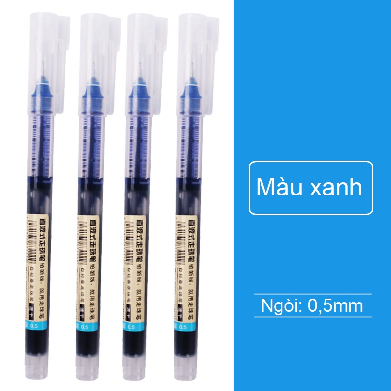 Bút bi mực nước ngòi 0.5mm, Bút gel ngòi 0.5mm lâu hết mực tiện dụng