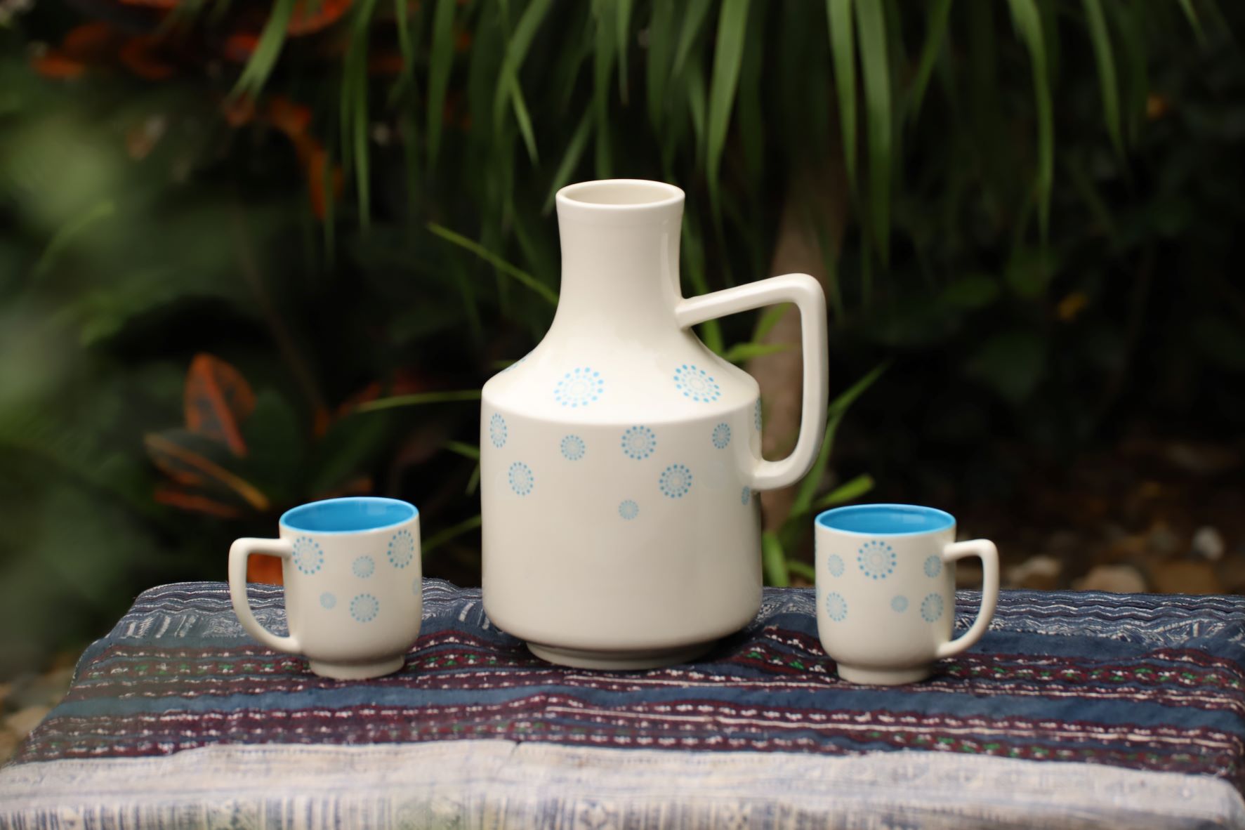 Bộ bình trà/bình rót sữa gốm Chu Đậu phong cách châu Âu hiện đại