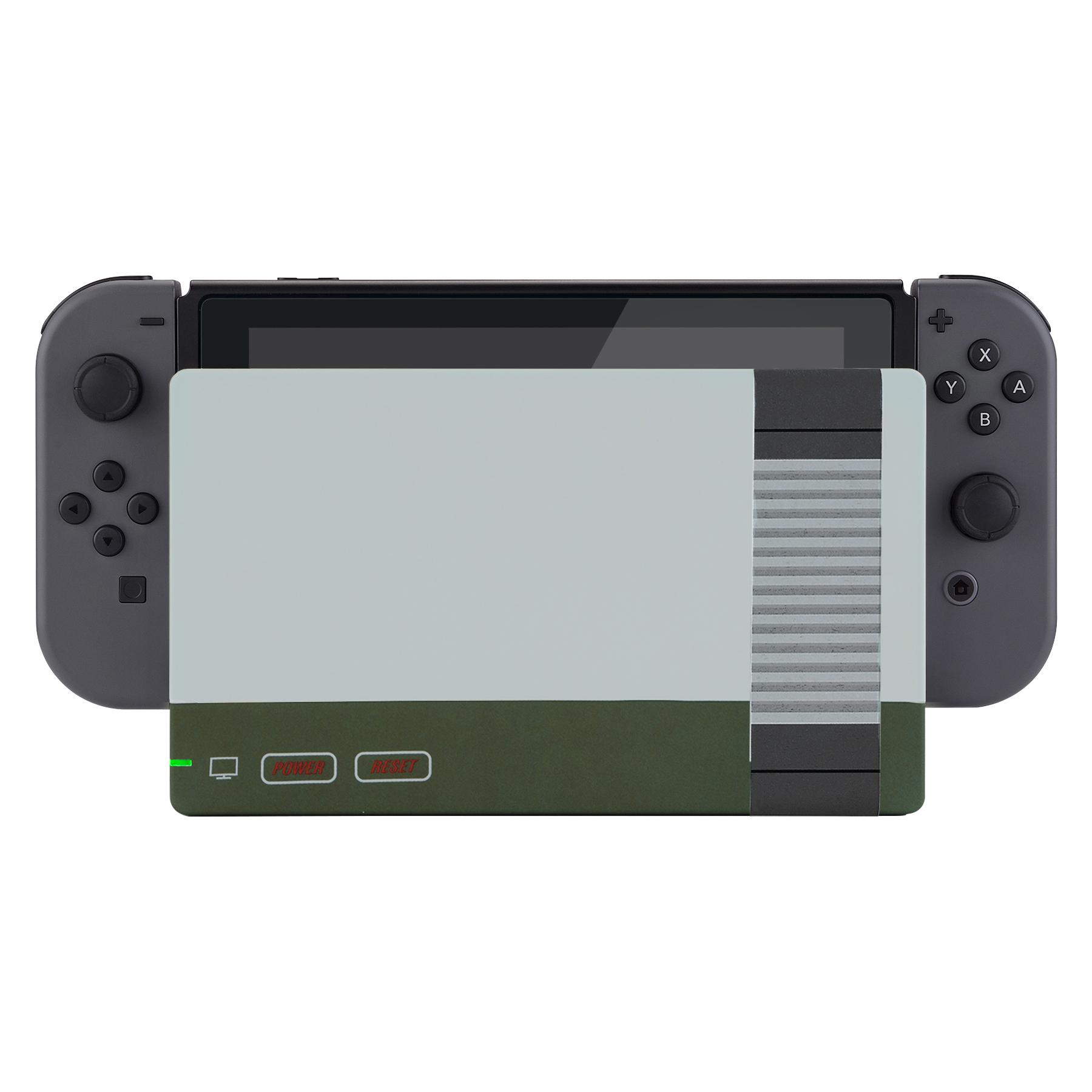 Mặt nạ tay cầm cảm ứng mềm tùy chỉnh eXtremeRate, Vỏ vỏ thay thế DIY có hoa văn cho Nintendo Switch Dock-Dock KHÔNG bao gồm Màu sắc: Ngọn lửa xanh