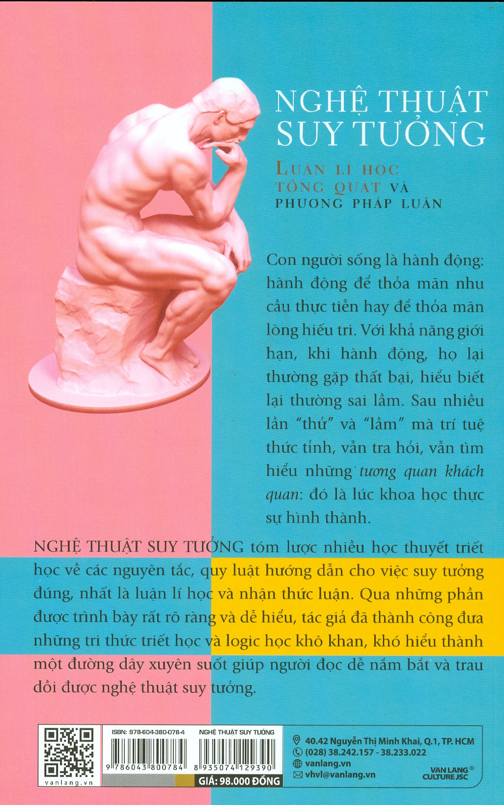 NGHỆ THUẬT SUY TƯỞNG - Lí Luận Học Tổng Quát Và Phương Pháp Luận