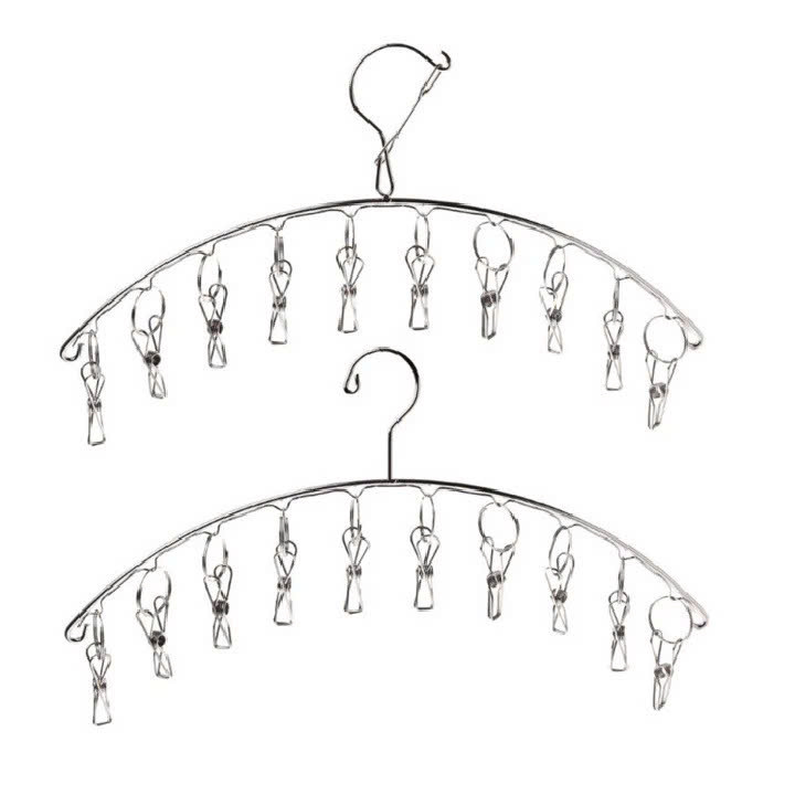 Móc Treo Quần Áo, Móc Phơi Đồ Trẻ Em Inox Kẹp Chống Rơi, Móc Treo Tất, Vớ, Đồ Lót Nhiều Kiểu Dáng