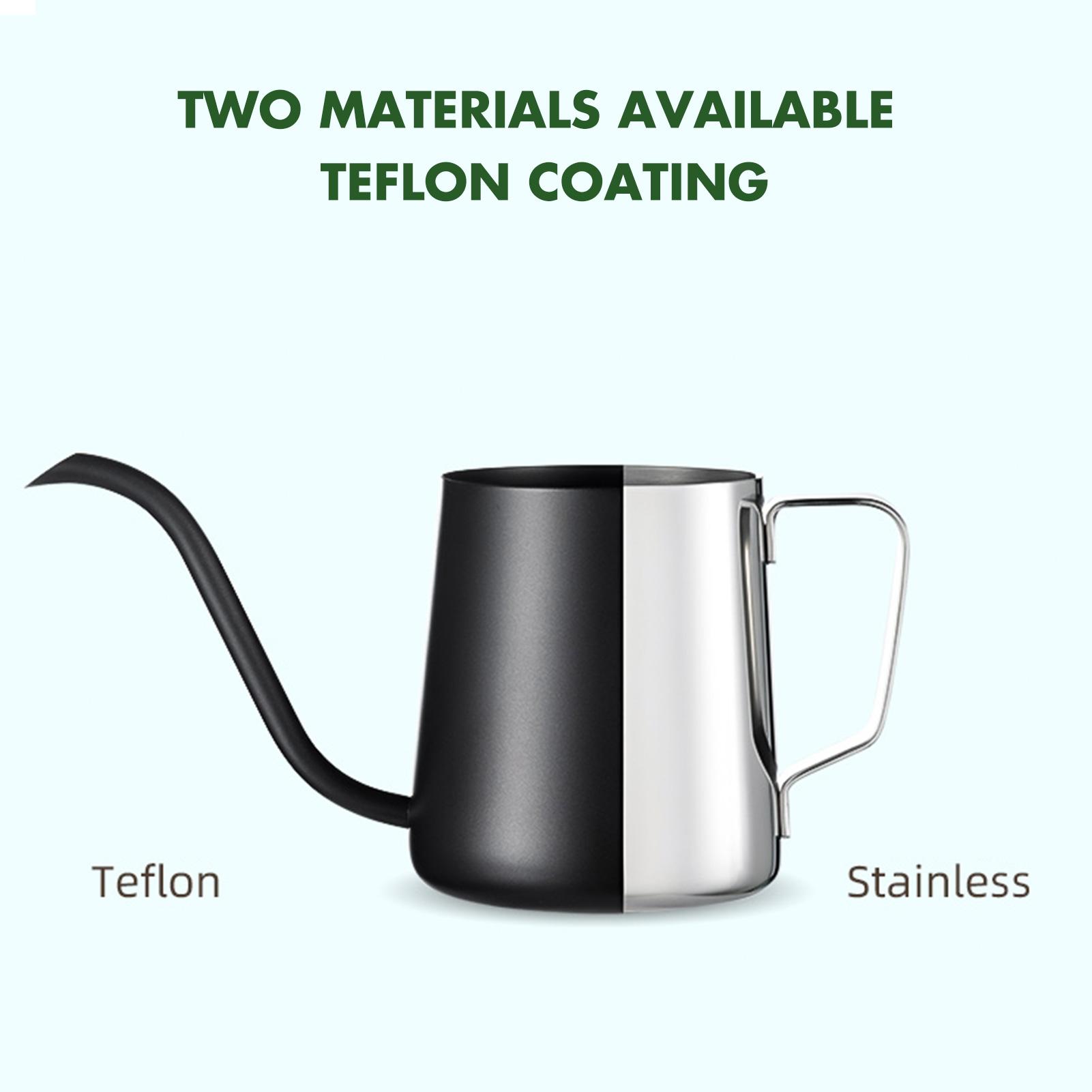 Ấm pha cà phê 600ml, bình đựng cà phê bằng thép không gỉ có tay cầm