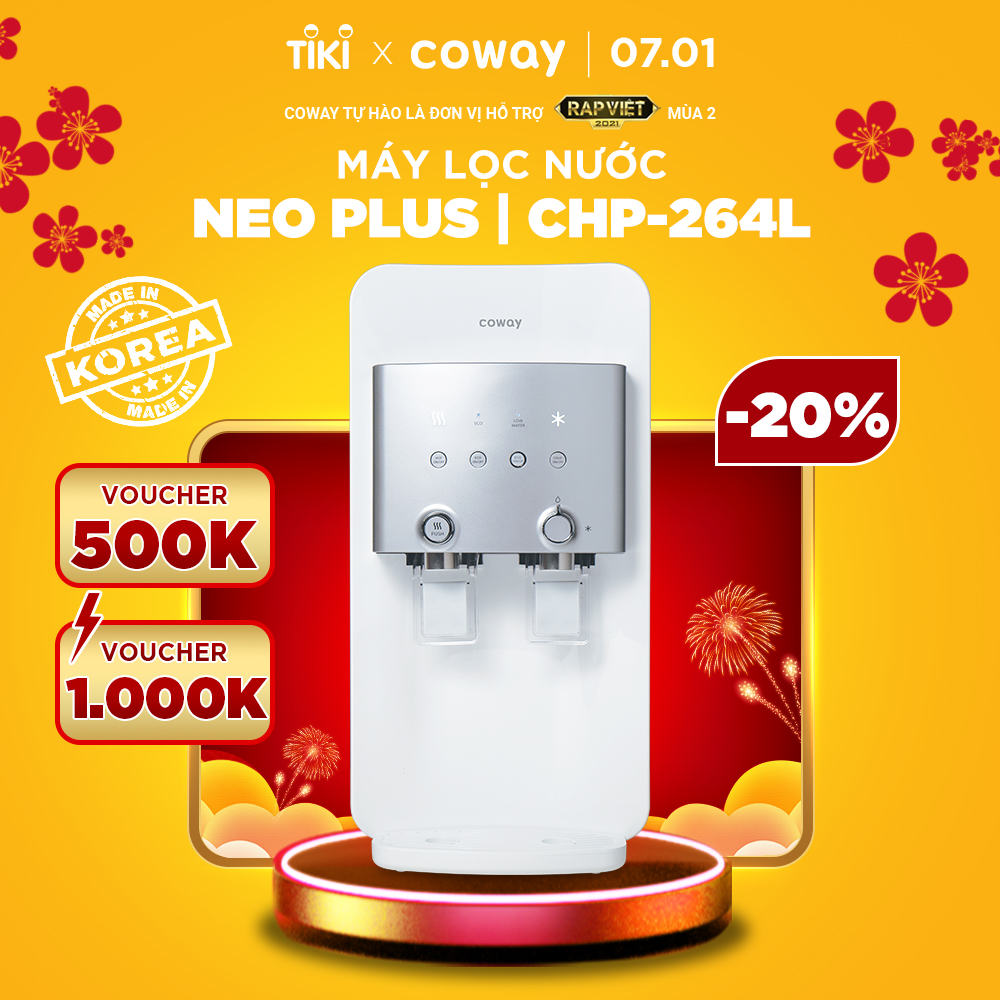 Máy lọc nước nóng lạnh Coway Neo Plus CHP-264L - Hàng chính hãng