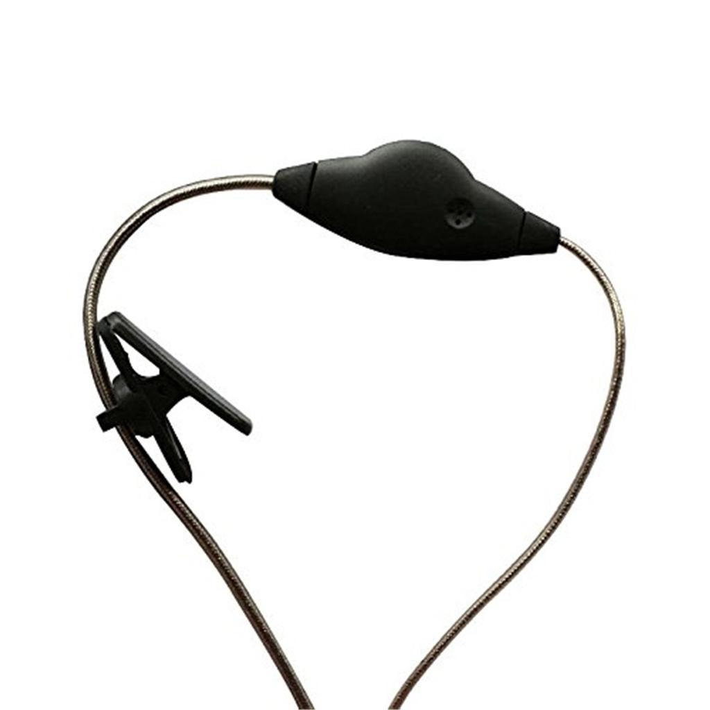 1-Pin Headset Mic Covert Acoustic Tube Earpiece For Motorola Radio Security