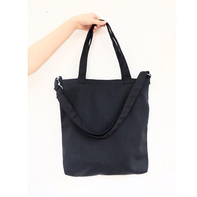 Túi vải 2in1 trơn  - May’s Tote Bag