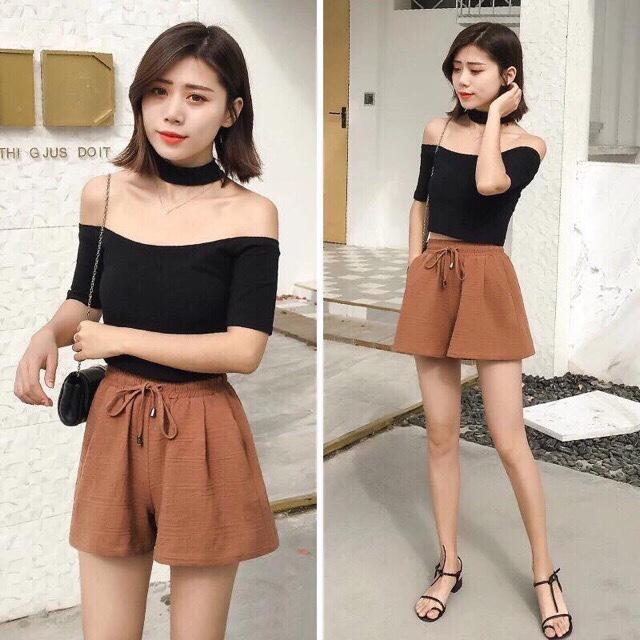 Quần Short Đũi Kiểu Dáng Hàn Quốc-DMA Store