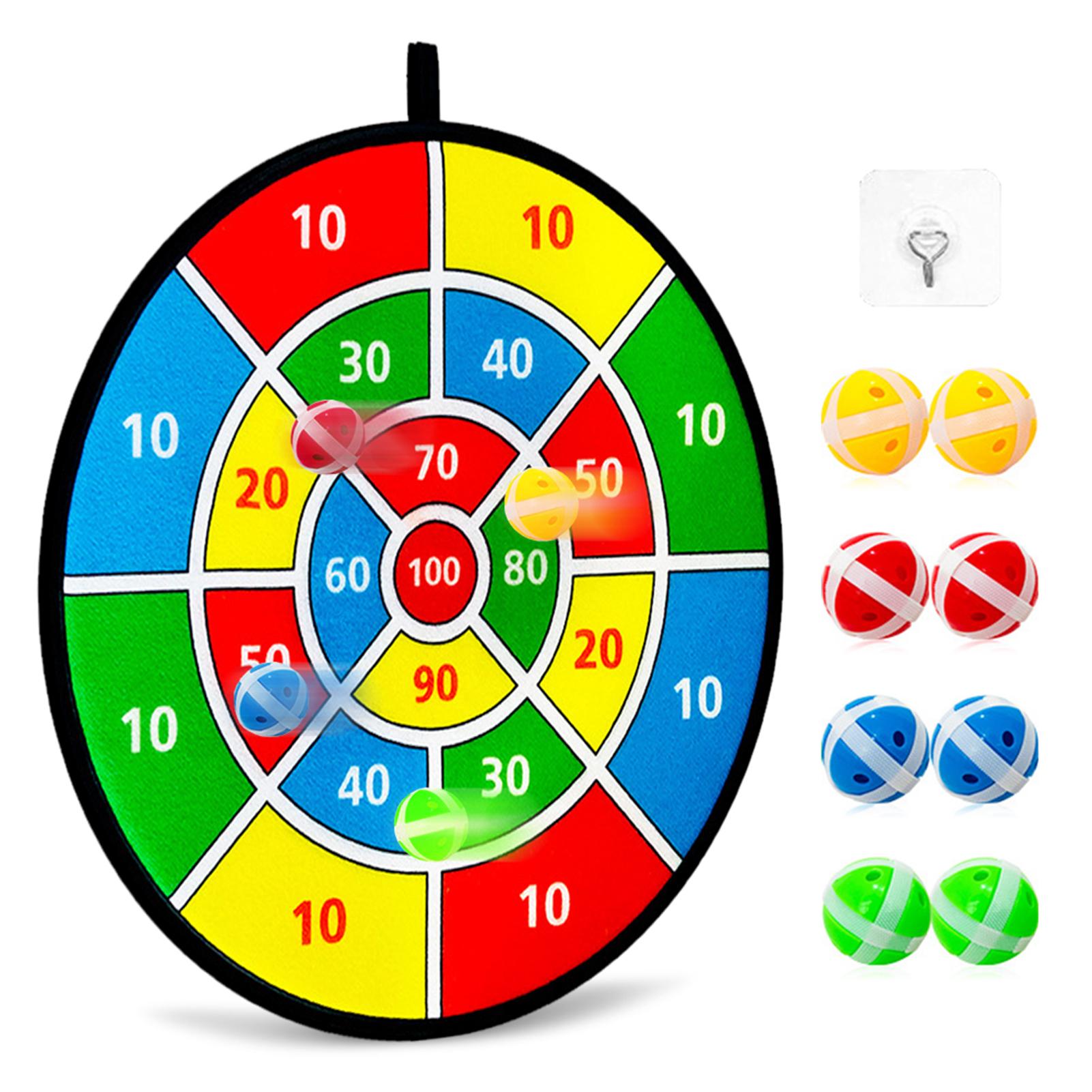 Bảng Phi Tiêu Có Số Đường Kính 37Cm / 14,6In Với 8 Quả Bóng Dính