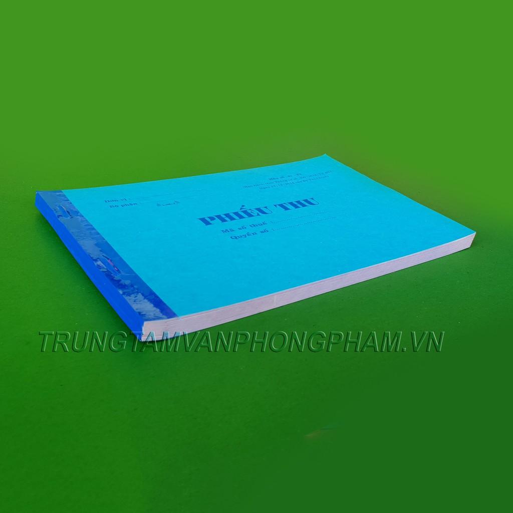 Phiếu thu 2 liên trắng hồng - Mẫu số 01-TT - Ban hành theo Thông tư số: 200/2014/TT-BTC ngày 22/12/2014