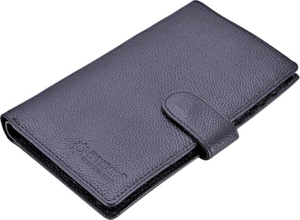 Ví Nam Dáng Đứng Huy Hoàng HT2145 - Đen