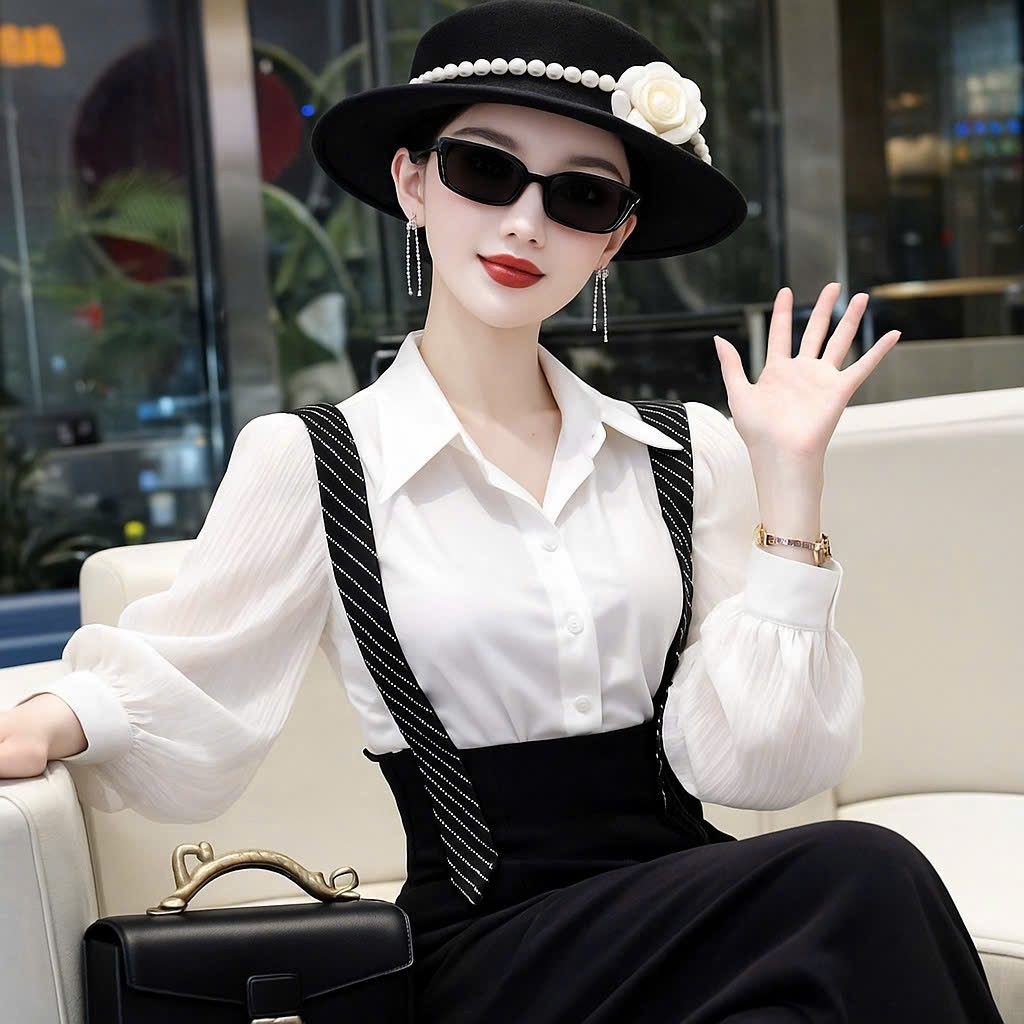 Nón Mũ nỉ phớt cao bồi fedora vành bằng thanh lịch, phối hoa và đai ngọc trai nhân tạo sang trọng. Kiểu dáng trẻ trung – hiện đại giúp tôn gương mặt, mang lại vẻ thời thượng, dịu dàng và đầy khí chất cho người đội. #MuNipHot #Non dona25110901