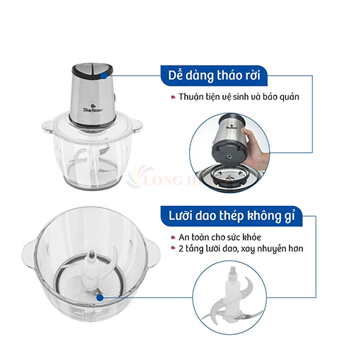 Máy xay thịt Bluestone 2 lít CHB-5149 - Hàng chính hãng