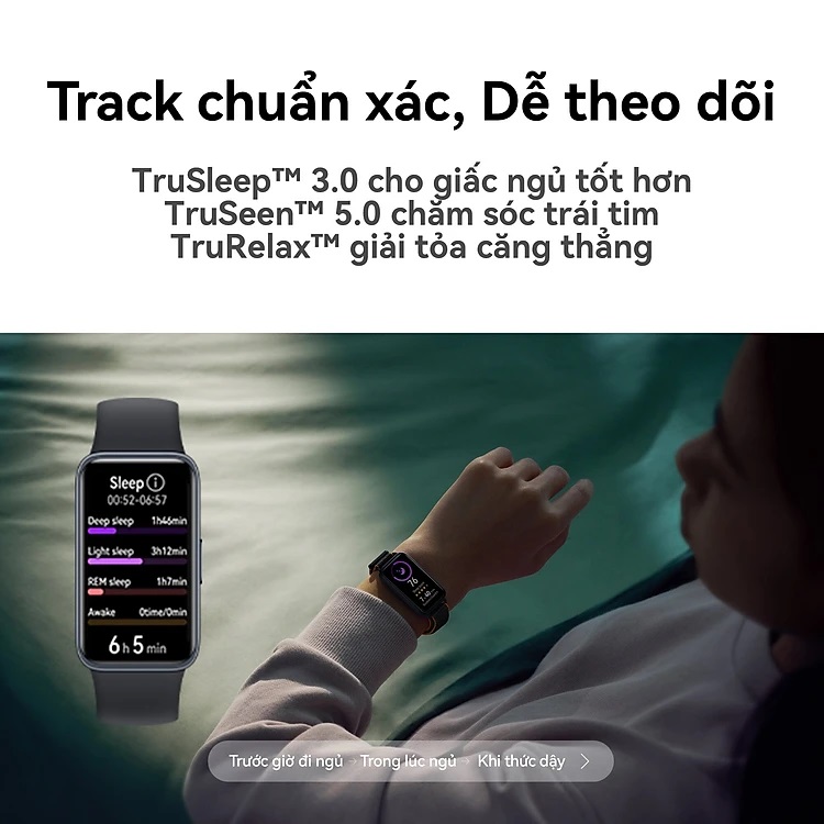 Vòng đeo tay thông minh HUAWEI Band 8 - Hàng Chính Hãng