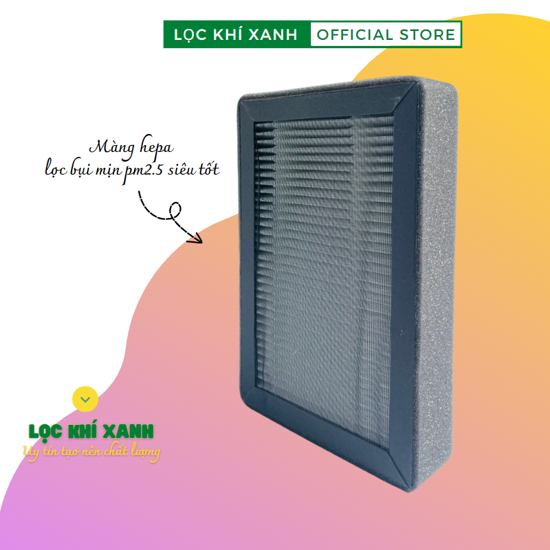 Màng lọc không khí cho máy Levoit LV-H128 (SET 2 MÀNG). Lõi lọc hepa kết hợp carbon giá rẻ chất lượng cao